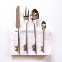 Ensemble de couverts de bureau réutilisables en acier inoxydable sans BPA avec étui, comprenant une paille en métal, couverts en provenance d'Inde pour une utilisation en fête