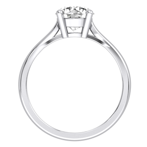 Anillo de Mujer Chapado en Oro Blanco de 9K de Divya Creations, Recién Llegado, Claridad VS, Corte Brillante, Diamante Cultivado en Laboratorio de 1.3ct, Certificado IGI - Product Image 3