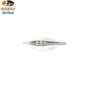 Forceps conjonctivaux manuels en acier inoxydable Fechtner 10,5 cm 4 pouces, pointes délicates en forme d'anneau, instruments chirurgicaux de ligature - Product Image 5