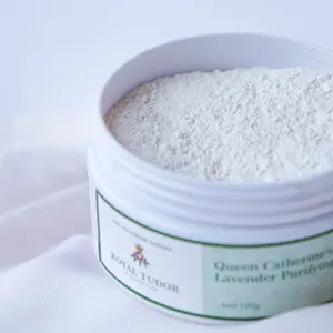 Masque purifiant pour le visage à l'argile verte et à la lavande de la Reine Catherine (en poudre) 100g - Product Image 4