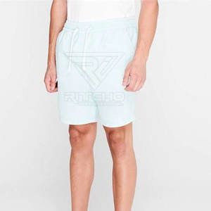 Shorts de course pour hommes personnalisables avec votre logo, en toile solide décontractée, élasthanne/polyester, couleur personnalisée, taille élastique, séchage rapide - Product Image 2