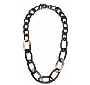 Bijoux en corne de buffle naturelle Collier en corne de buffle naturelle Produit indien fait à la main - Product Image 1