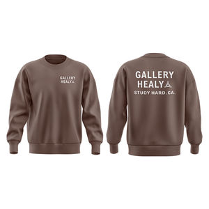 สเวตเตอร์โอเวอร์ไซส์ของผู้ชายเสื้อสเวตเตอร์แบบสวมหัวปักลายคอกลมสำหรับผู้ชายใส่ได้ทั้งชายและหญิงวินเทจ - Product Image 2