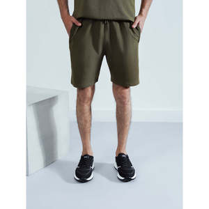 Shorts cargo mi-taille pour hommes en polyester et élasthanne tissé avec cordon de serrage, pour entraînement, sport, décontracté, fitness, fabricant OEM, vente en gros - Product Image 5