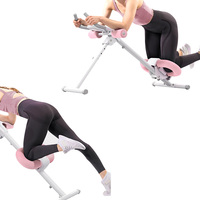Máquina de Ejercicios Abdominales Premium que Ahorra Espacio para el Hogar, Sótano, Deportes y Entretenimiento