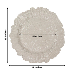 Assiette de présentation de grande qualité Vaisselle de restaurant Forme ronde Design gravé Assiette de présentation de nourriture Assiette d'affichage de nourriture à bas prix - Product Image 4
