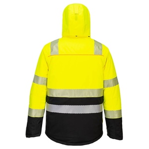Vestes de sécurité résistantes de travail avec l'idéal réfléchissant de bandes pour les travaux routiers de construction faits au Pakistan. - Product Image 2