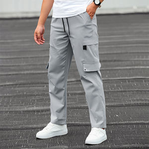 กางเกงวิ่งขนแกะระบายอากาศสไตล์สตรีทแวร์ใส่สบายปรับแต่งสีแฟชั่นระดับสูงสำหรับผู้ชายดีไซน์ใหม่ - Product Image 3