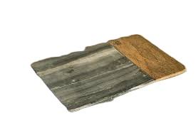 Planche à découper en bois et marbre blanc de forme rectangulaire de qualité supérieure aspect simple et attrayant disponible au prix le plus bas - Product Image 2