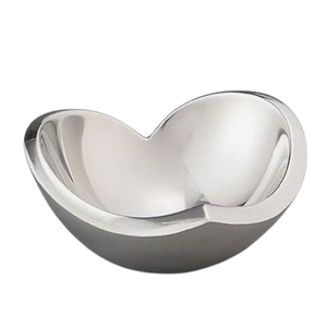 Handmade Stainless Steel <b>Heart</b>-<b>Shape</b> Tabletop Decoration for Fruit Serving <b>Chocolate</b> Bowls Elegant Metal Design for Hotel Dinner - Product Image 4