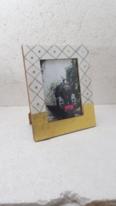 Marco de fotos de resina de hueso de madera Ultra brillante, decoración del hogar de la mejor calidad y regalo de boda, adorno de mesa de Venta caliente - Product Image 6