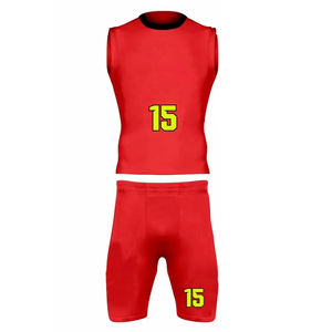 Ecológico Recién llegado Durable Transpirable Equipo Wear Humedad Kit deportivo Logotipo personalizado 7 en 7 Uniformes de fútbol - Product Image 3