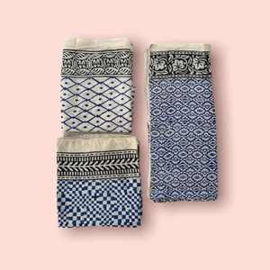 Bagru Dabu Hand Print 100% Cotton Sarongs For Women Beach Bikini Cover Ups Pareos Long Sexy <b>Indian</b> Traditional Print Sarongs - Product Image 2