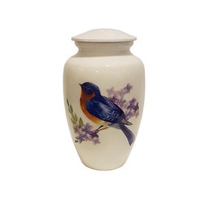 Venta al por mayor de urna de aluminio con diseño temático de bandera americana impresa para cenizas de adultos urna de cenizas de recuerdo de gran tamaño - Product Image 2