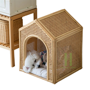 Eco Friendly Rattan Cat Bed Solid Rattan Cat House Best Choice <b>Dog</b> and Cat Kennel with Variety of Design and Color - Product Image 4