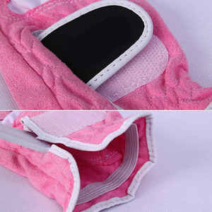Gants de golf en cuir véritable de haute qualité, meilleure adhérence, OEM, antidérapants, protection UV hiver, sangle de poignet réglable, logo personnalisé - Product Image 4