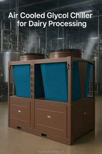 Công nghiệp làm mát bằng không khí Glycol Máy làm lạnh copeland Scroll nén cho chế biến sữa tiếng ồn thấp OEM lạnh thiết bị từ xa - Product Image 2