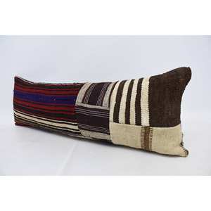 พรมขนสัตว์หลากสี kilim 12X36นิ้วพร้อมหมอนถักลายวินเทจ - Product Image 4