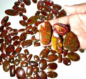 Vente en gros de pierres précieuses en agate à couture naturelle Fabrication de bijoux Cabochon en vrac Perles en vrac Fourniture de pendentifs en pierres précieuses - Product Image 5