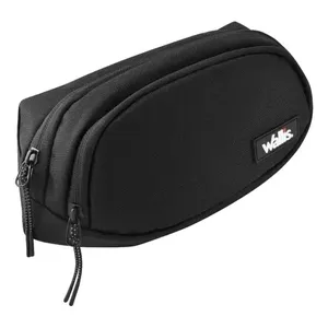 Marsupio Sportivo Promozionale Unisex con Coulisse, 2 Scomparti e Tracolla Nera Regolabile - Product Image 2