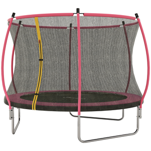 Trampolín Infantil Lumina de Bambú en Forma de Corazón con Red de Seguridad para Edades de 4 a 12 Meses - Product Image 1