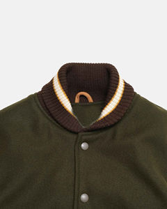 Chaqueta Bomber de Satén Personalizada con Logotipo Bordado, Estilo Casual, Precio Económico, la Mejor Calidad, Chaqueta Universitaria Vintage - Product Image 4