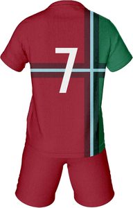 Kit de camiseta de fútbol para Niños #7 y #10 con el diseño del equipo nacional Conjunto de camiseta de fútbol para niños y pantalones cortos - Product Image 2