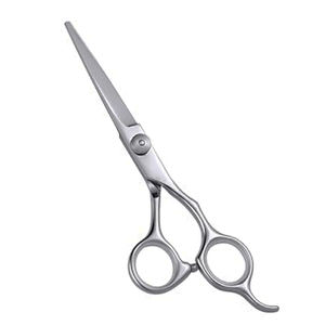 Tijeras profesionales de corte de pelo para diestros de acero inoxidable con punta de hoja afilada para recortar y cortar el cabello en salones de peluquería - Product Image 4