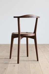 Silla de comedor minimalista escandinava hecha de teca sólida, silla cómoda y ligera perfecta para el comedor en casa o eventos de boda - Product Image 2