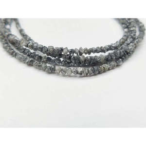Cuentas de Diamante Gris Oscuro de 2-4 mm, Calidad AAA+, MÁS VENDIDO, Diamantes Naturales en Bruto Sin Cortar, Cuentas de Diamante de Fantasía, Diamantes Sueltos - Product Image 3