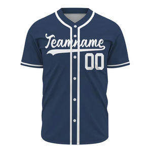 Vente en gros de maillot de baseball solide à la mode à bas prix pour hommes, nouveau look sur mesure, maillot de baseball frais pour hommes - Product Image 2