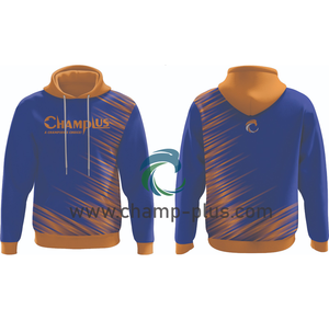 Sudaderas con capucha de sublimación para hombre/Tejido polar de poliéster 100%/Diseño y color de logotipo personalizado - Product Image 1
