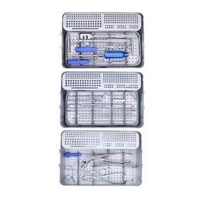 Set d'instruments orthopédiques, ensemble de plaque à facettes orthopédiques pour les cuisses supérieures, lot de 8 pièces - Product Image 2