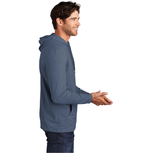 เสื้อฮู้ดผู้ชายผ้าโพลีเอสเตอร์, ผ้าฝ้ายโพลีเอสเตอร์แบบสวมหัวมีฮู้ดน้ำหนักเบา - Product Image 4