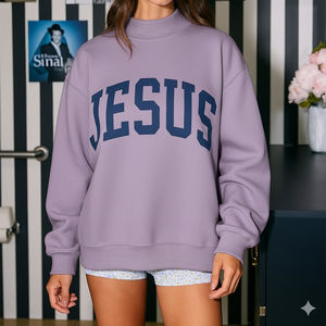 Sweat-shirt long décontracté à col montant imprimé de logo personnalisé avec épaules tombantes respirantes sur le devant Conception OEM automne hiver - Product Image 1