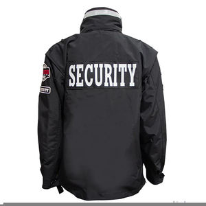 Chaqueta de Invierno 2026 para Guardias de Seguridad, de Nailon Ripstop, Color Negro, Cortavientos, con Múltiples Bolsillos, Uniforme de Trabajo, OEM - Product Image 2
