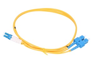 สายแพทช์เอ็กซ์ตร้าลิงค์ SC/UPC-LC/UPC, โหมดเดี่ยว, ดูเพล็กซ์, 3 มม., 0.5 ม. - Product Image 2