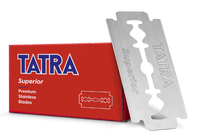 Lames de rasage en acier inoxydable de qualité supérieure TATRA Platinum pour un rasage en douceur en acier suédois platine et revêtement PTFE