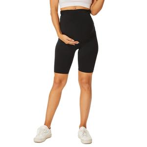 Maternity Women Stretch Buttery Soft Custom High Crossover Waist Elastic Waist Yoga Leggings Pants <b>Pregnancy</b> Clothes Fashion - Product Image 6