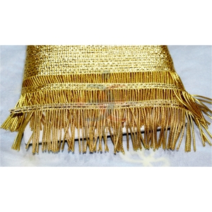 Franges en fil de bullion en gros, franges en forme de chenille en argent ou en or, fil doré, franges en bullion métalliques personnalisées - Product Image 1
