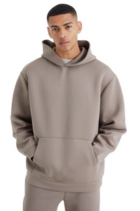 Conjunto de Sudadera con Capucha Oversize y Pantalones Jogger Acampanados para Hombre con Logo Personalizado, Chándal Rosa de Dos Piezas - Product Image 1