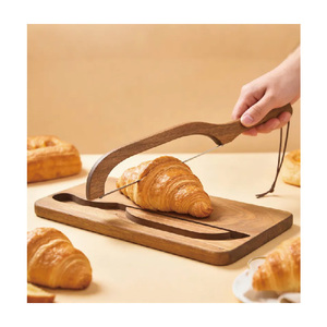 Cuchillo de madera para pan de masa madre, tabla recogedora de migas, juego de <span class=keywords><strong>cuchillos</strong></span> artesanales - Product Image 3