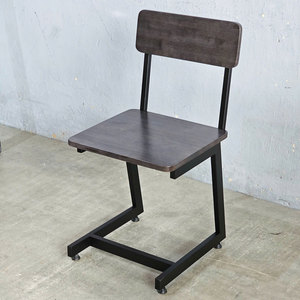 Silla Infantil de Diseño Minimalista SC052, Respaldo de Madera Contrachapada Resistente y Patas de Hierro en Forma de C para Uso en el Aula Escolar - Product Image 2