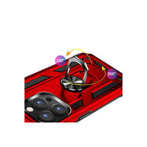 Funda de Silicona Líquida Roja Premium Netzy para iPhone 14 Pro Max Serie Safa Vega con Diseño Esmerilado, Modelo Más Reciente, Embalaje Minorista - Product Image 5