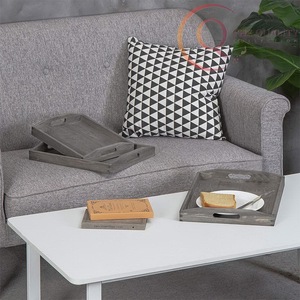 Plateau de service en bois multifonctionnel pour la cuisine, la salle à manger et le salon - Product Image 4