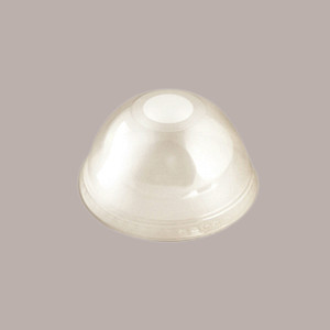 Vaso transparente PLA Bio de 50 Uds., 350cc, logotipo personalizado, Material compostable de almidón de maíz, capacidad de 10oz con tapa de cúpula con orificio - Product Image 6