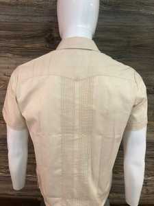 Camisa Guayabera de Lino y Algodón Transpirable con Bordado de Manga Corta para Hombre, Talla Grande, Verano, Oferta de Shinesia - Product Image 6