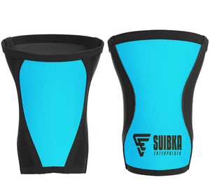 Manchon de genou élastique personnalisé avec logo OEM, imprimé par transfert thermique, durable, 5 mm, 7 mm, 9 mm, en néoprène, pour le soutien de la musculation en salle de sport - Product Image 4