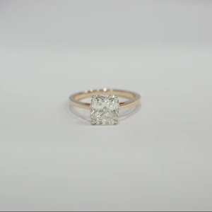 Premium Lab Grown Diamond Moissanite Ring Coussin Cut 2.00 Carat VS1 IGI SGL Certified Gold Rose Gold Silver Fournisseur direct - Product Image 1