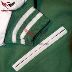 แจ็กเก็ตผ้าขนแกะสำหรับผู้ชายปรับแต่งได้ตามต้องการเสื้อแขนยาวผ้ากำมะหยี่ปักลายสตรีทแวร์หลากสี - Product Image 6